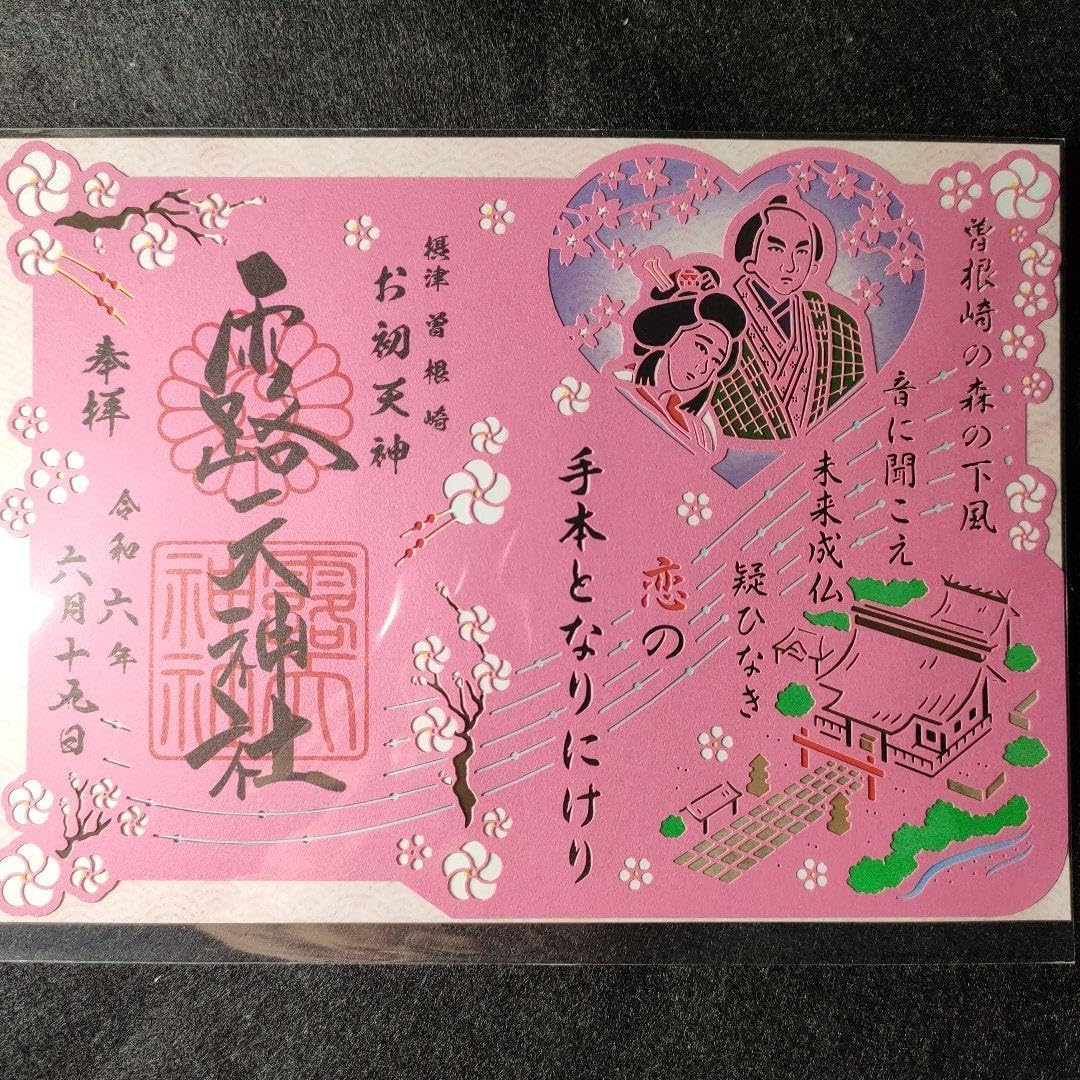 東京五社 御朱印 5枚組 靖国神社 明治神宮 東京大神宮 大國魂